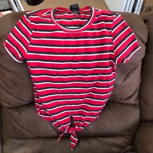 red striped shirt
